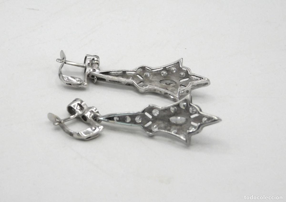 Joyeria: PENDIENTES DE ORO BLANCO 18K - Foto 3