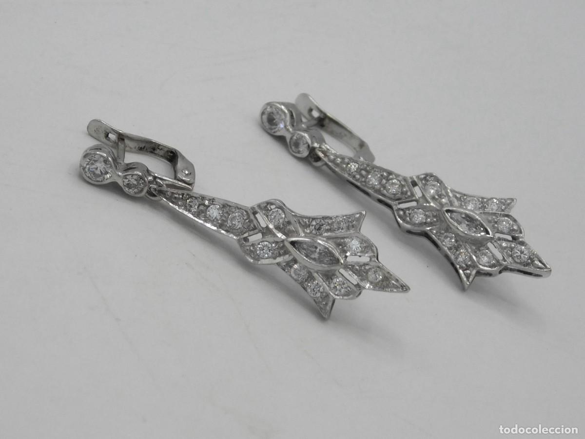 Joyeria: PENDIENTES DE ORO BLANCO 18K - Foto 4