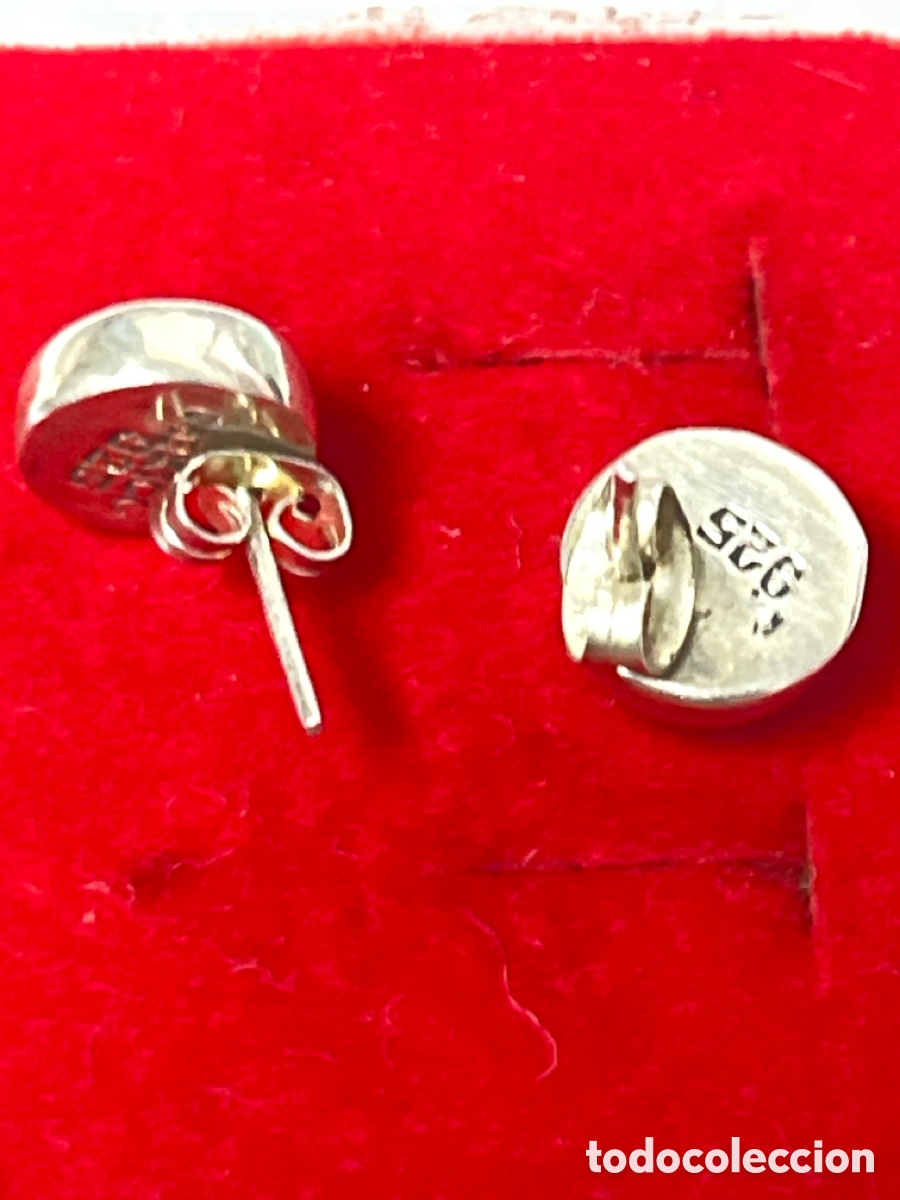 Joyeria: Pendientes de plata y Opal azul /P416 - Foto 3