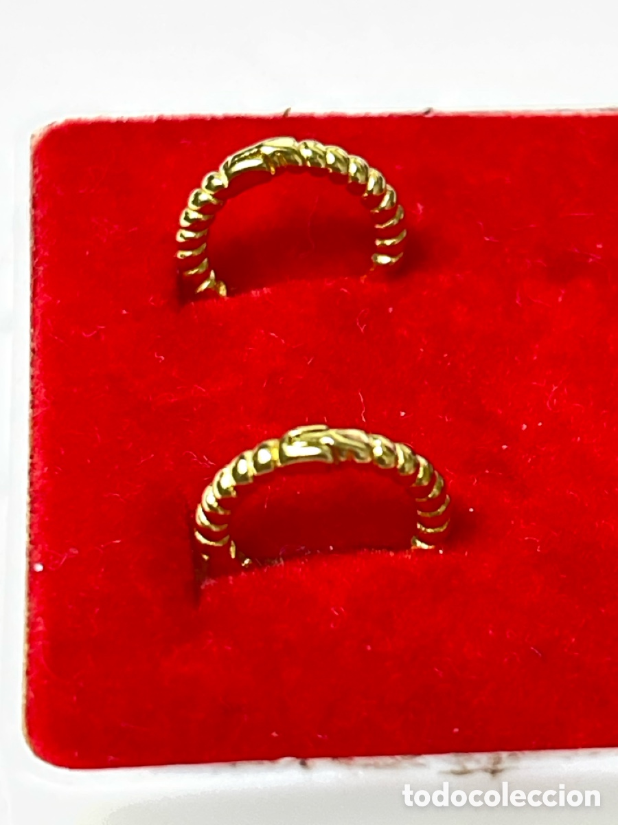 Joyeria: Criollas de plata chapada de oro /P416 - Foto 3
