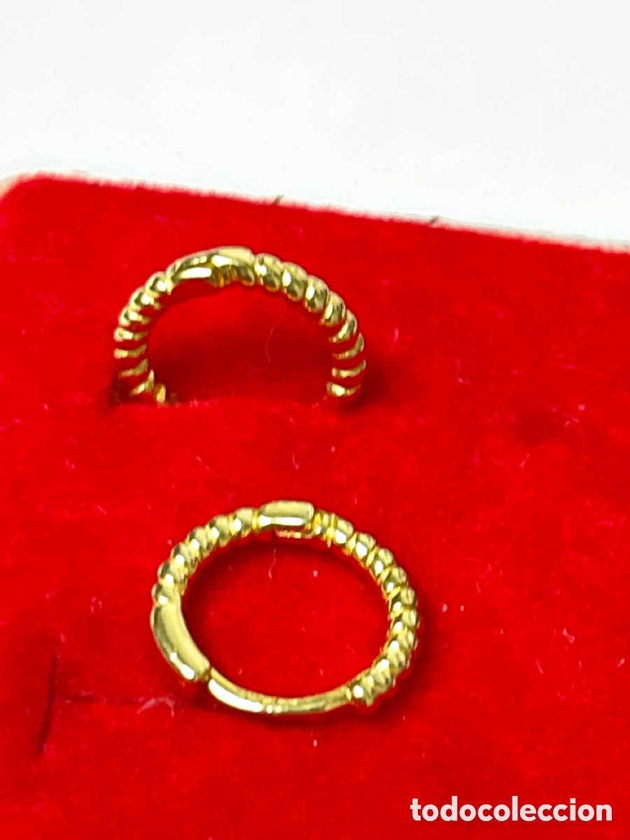 Joyeria: Criollas de plata chapada de oro /P416 - Foto 4