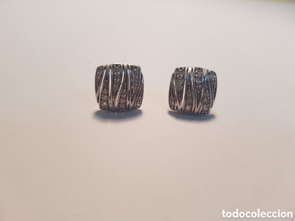 Joyeria: #1290 Pendientes plata de ley 925
