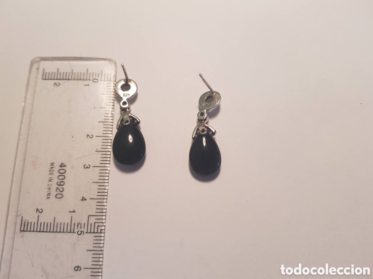 Joyeria: #1291 Pendientes plata de ley 925 - Foto 2