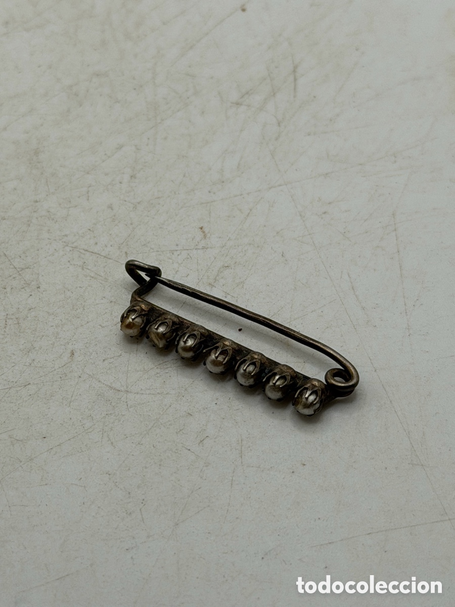 Joyeria: Antiguo Alfiler con Brillantes - Foto 2