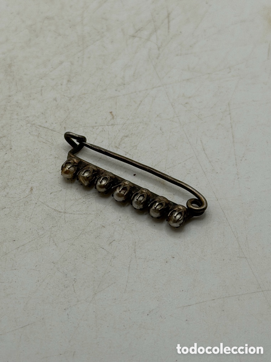 Joyeria: Antiguo Alfiler con Brillantes - Foto 3