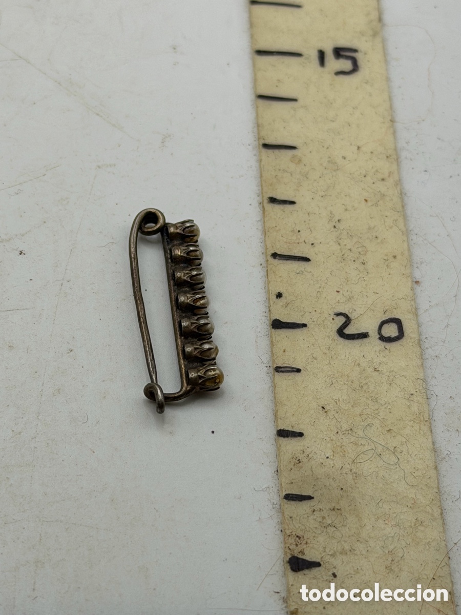 Joyeria: Antiguo Alfiler con Brillantes - Foto 6
