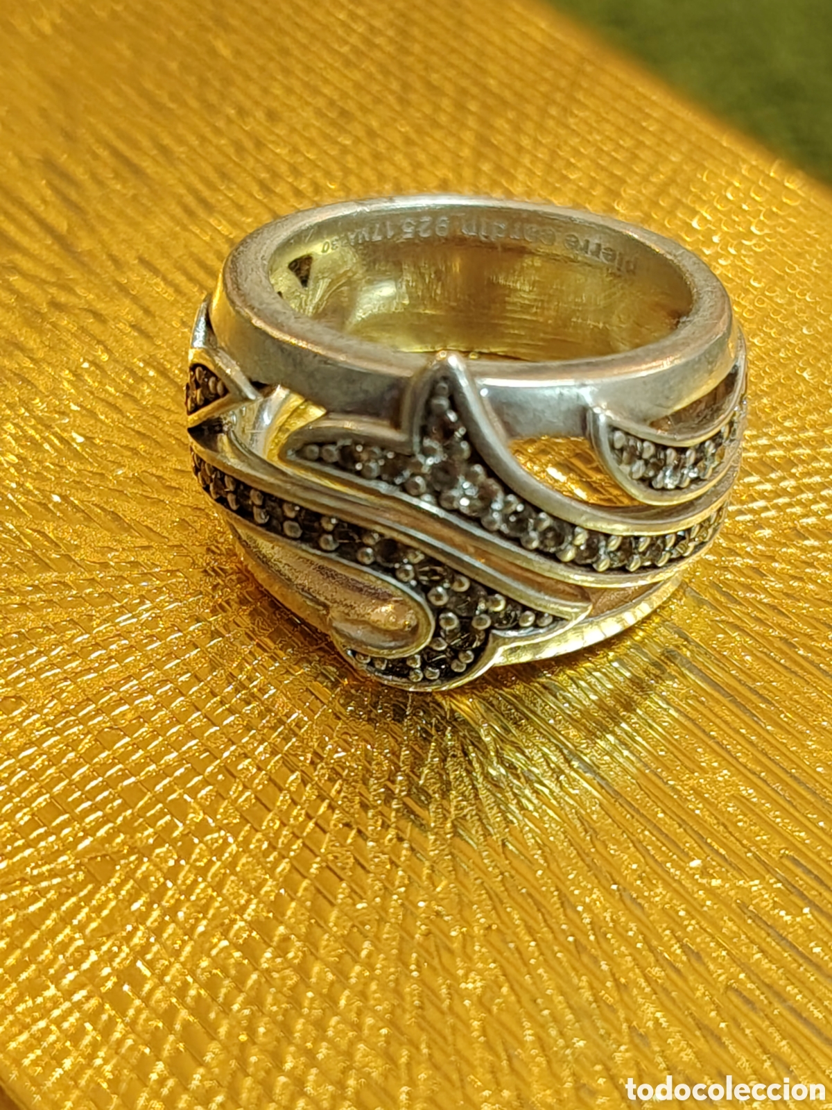 Joyeria: Anillo Pierre Cardin de plata de ley 925 &ndash; 10,28 gramos.