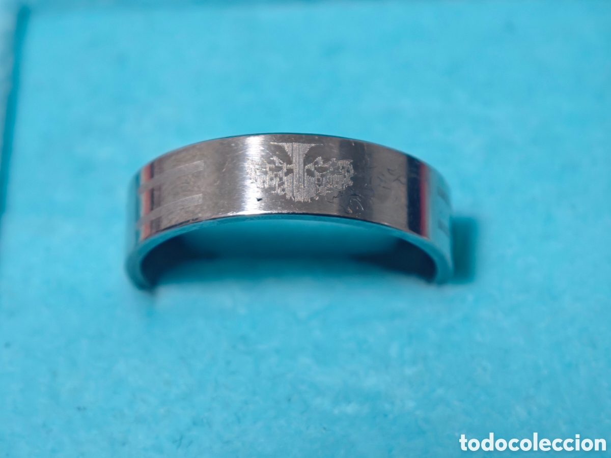 Joyeria: Anillo de acero inoxidable inoxidable con grabados - Foto 2