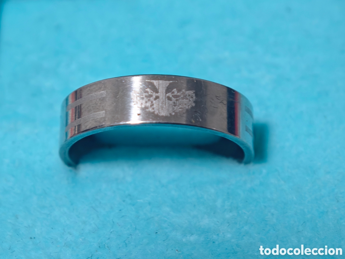 Joyeria: Anillo de acero inoxidable inoxidable con grabados