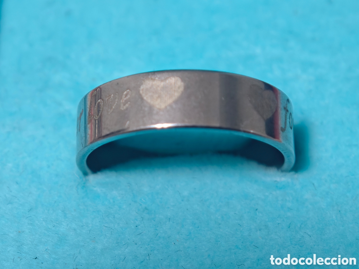 Joyeria: Anillo de acero inoxidable nuevo