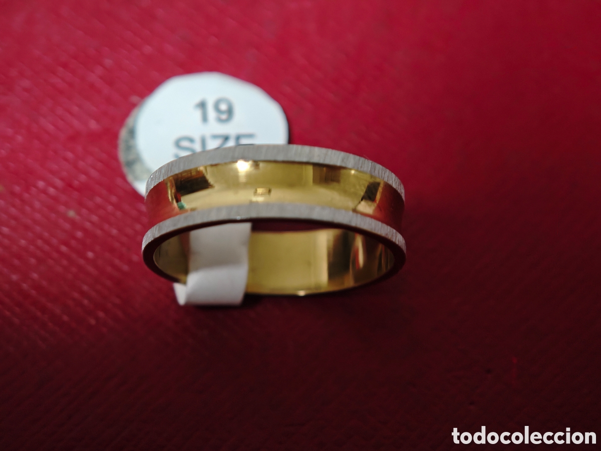 Joyeria: Bonito anillo de acero inoxidable nuevo - Foto 2