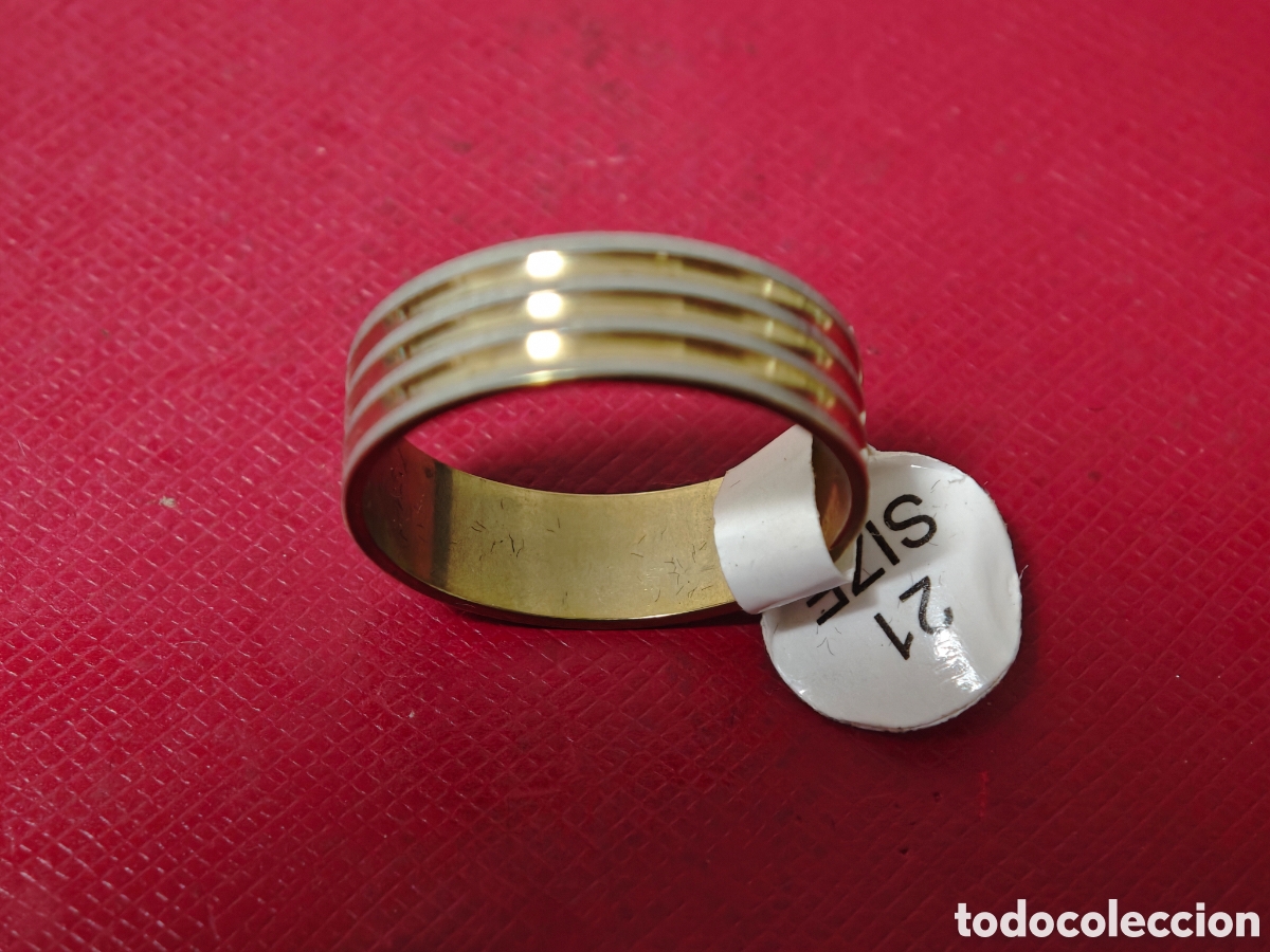 Joyeria: Anillo de acero inoxidable nuevo