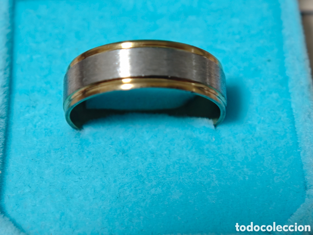 Joyeria: Bonito anillo de acero inoxidable nuevo - Foto 2
