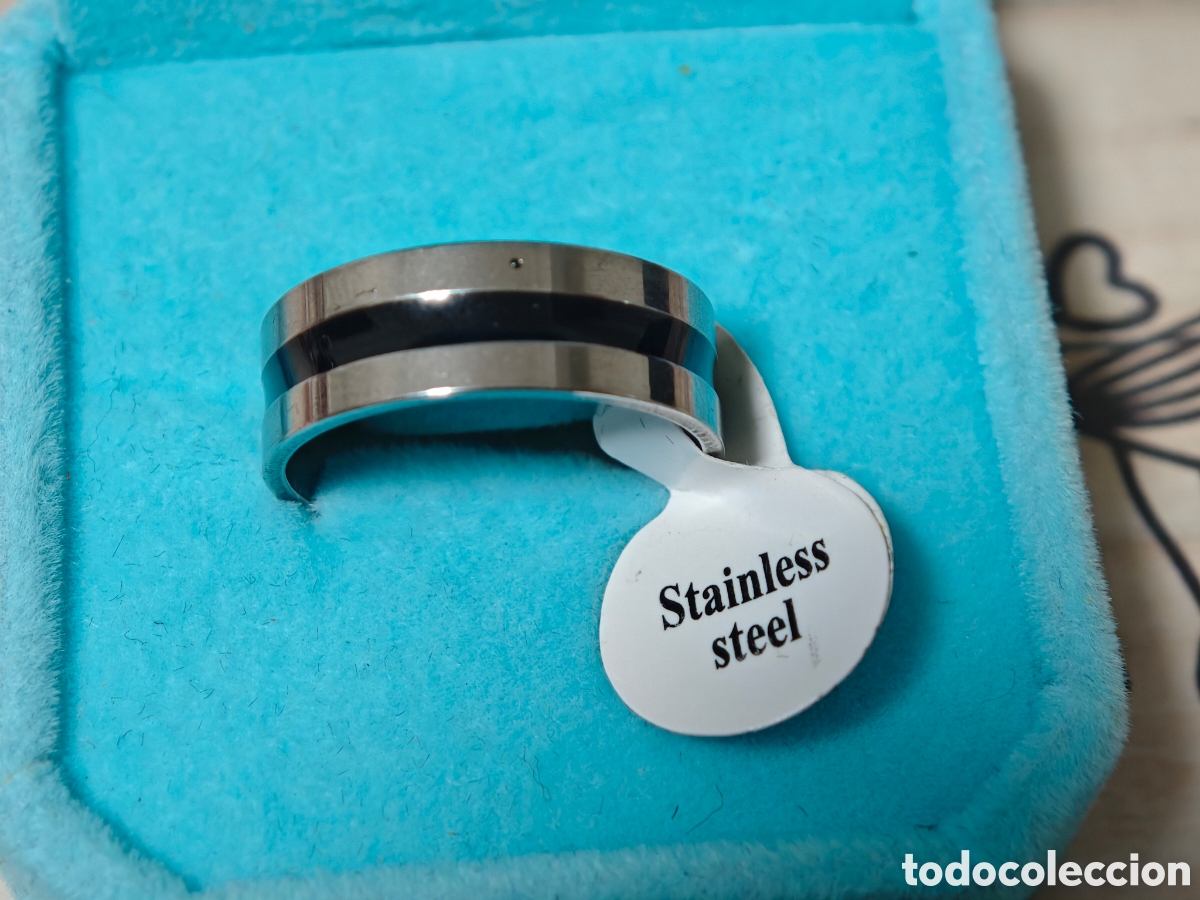 Joyeria: Anillo de acero inoxidable nuevo - Foto 2