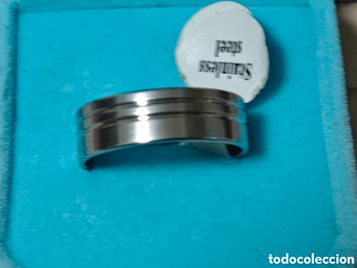 Joyeria: Anillo de acero inoxidable nuevo