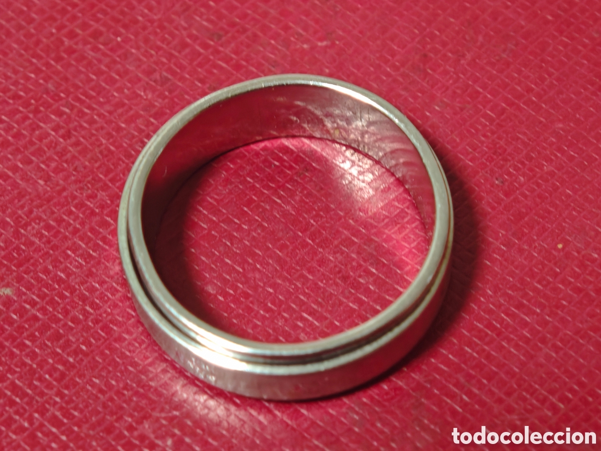 Joyeria: Anillo acero inoxidable con grabados nuevos - Foto 3