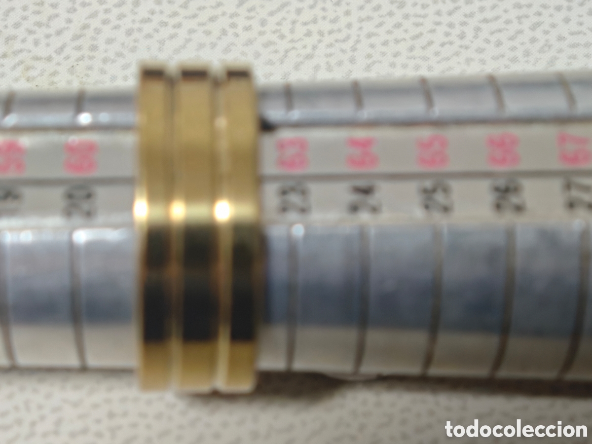 Joyeria: Anillo de acero inoxidable con ba&ntilde;o de oro - Foto 4