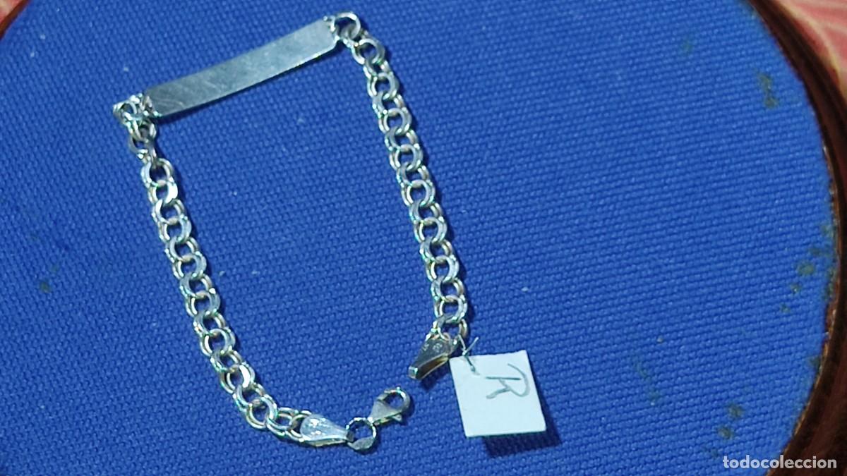 Joyeria: Pulsera no me olvides de plata de eslabon Hungaro. - Foto 6