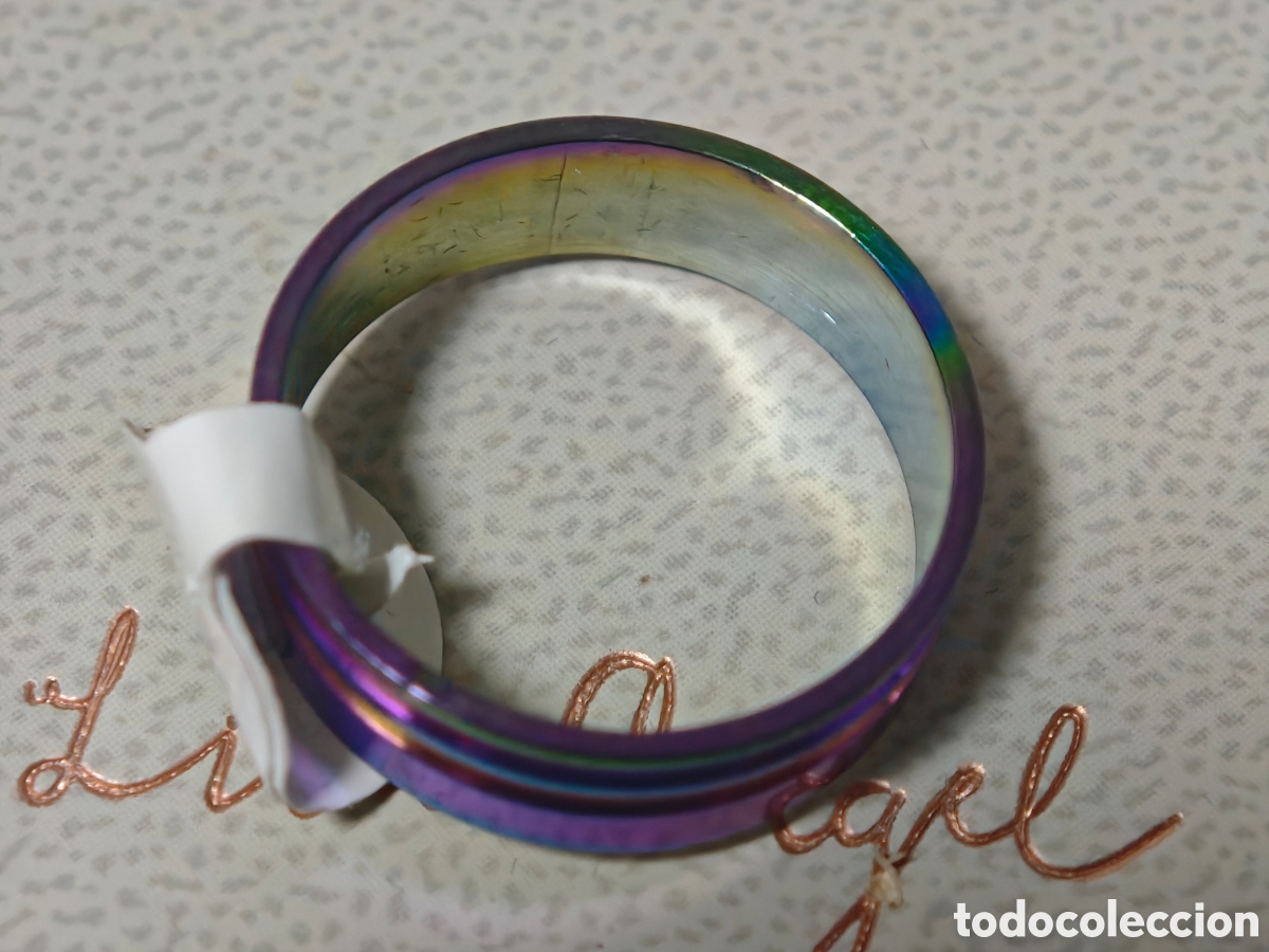 Joyeria: Anillo de acero inoxidable nuevo multicolor - Foto 3