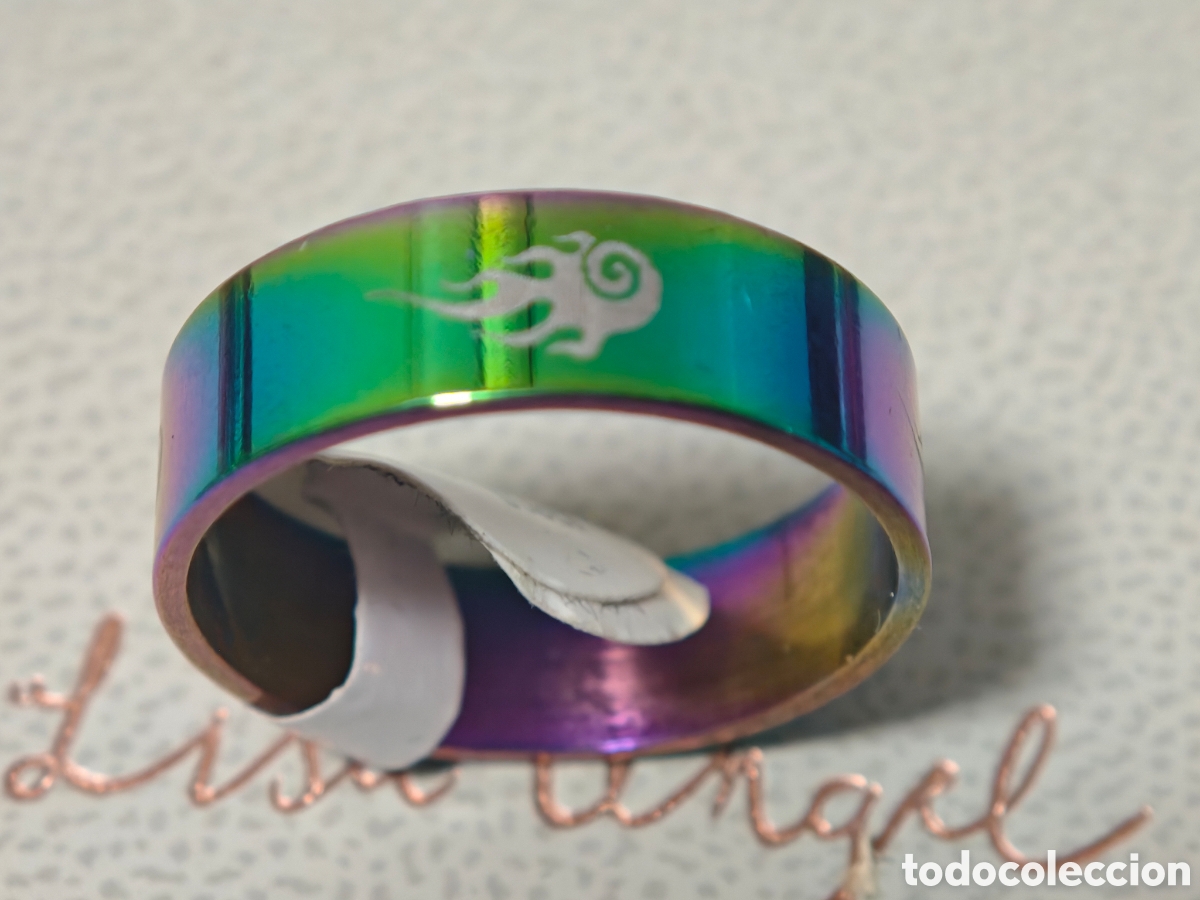 Joyeria: Anillo de acero inoxidable nuevo multicolor - Foto 2