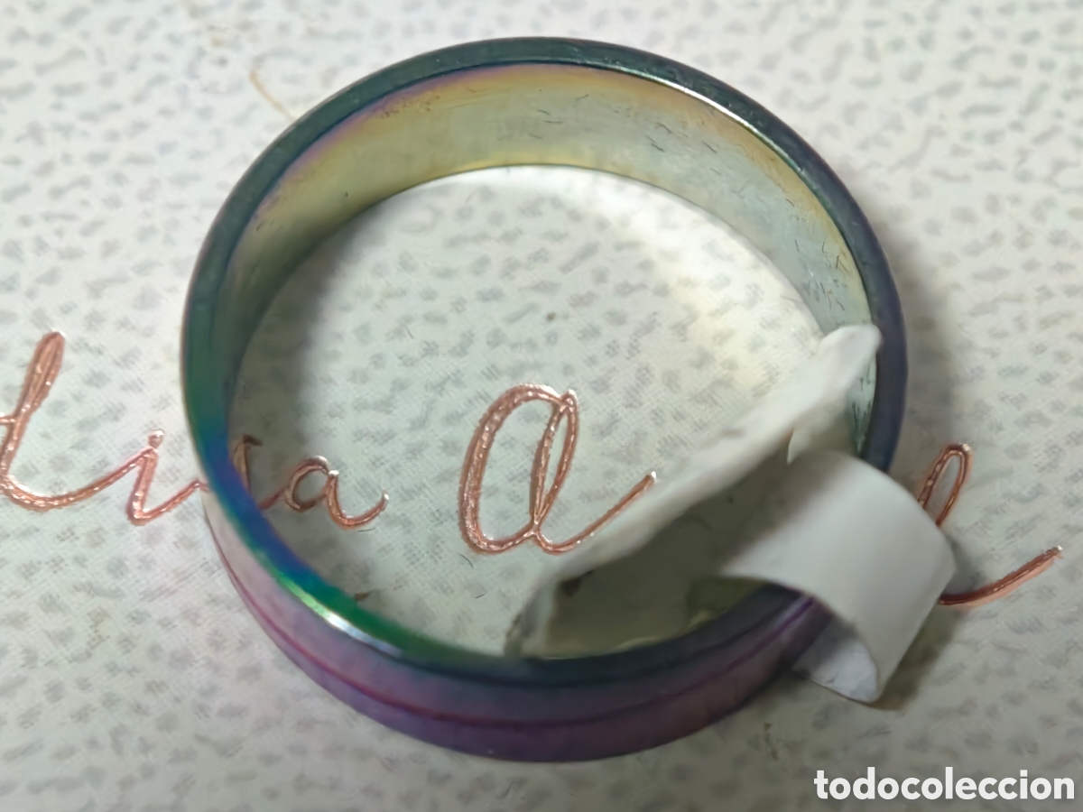 Joyeria: Anillo de acero inoxidable nuevo multicolor - Foto 3
