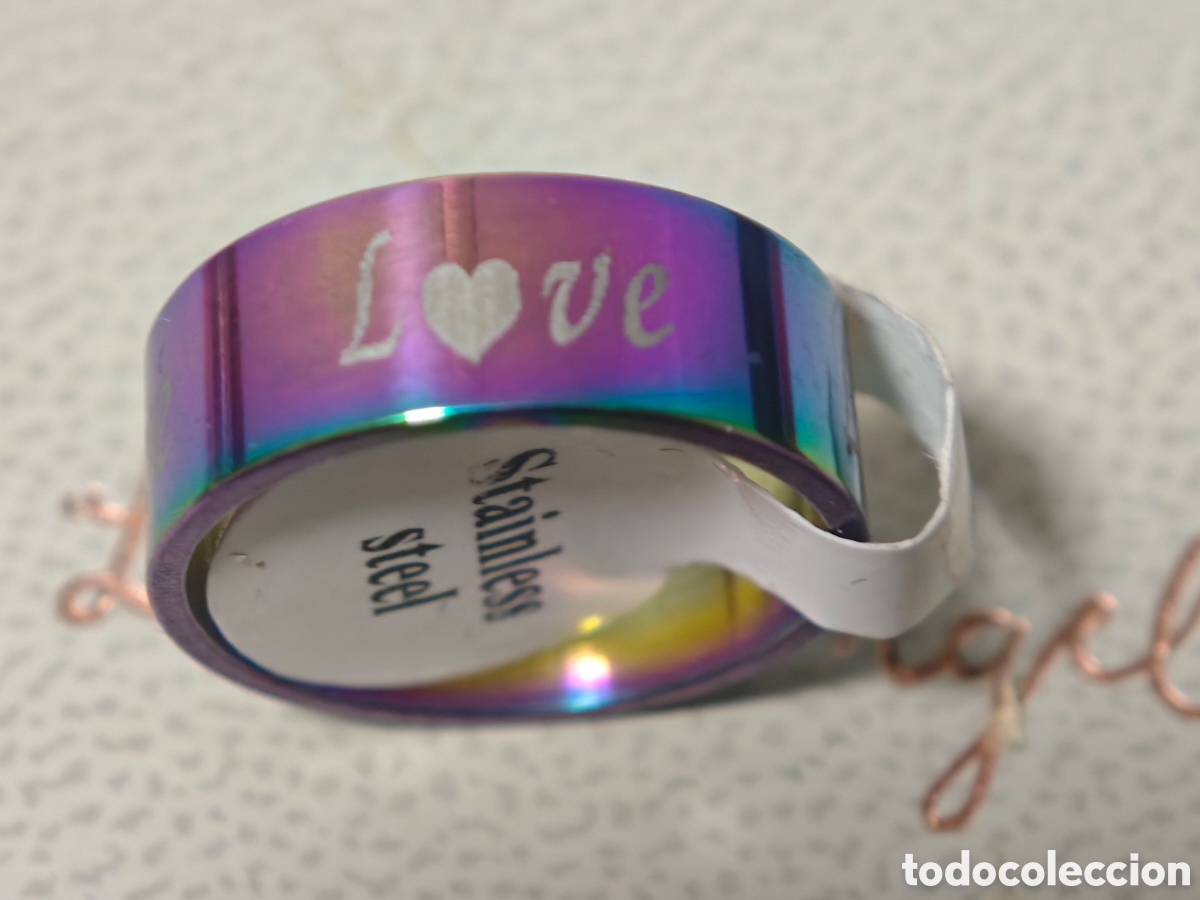 Joyeria: Al anillo de acero inoxidable nuevo multicolor