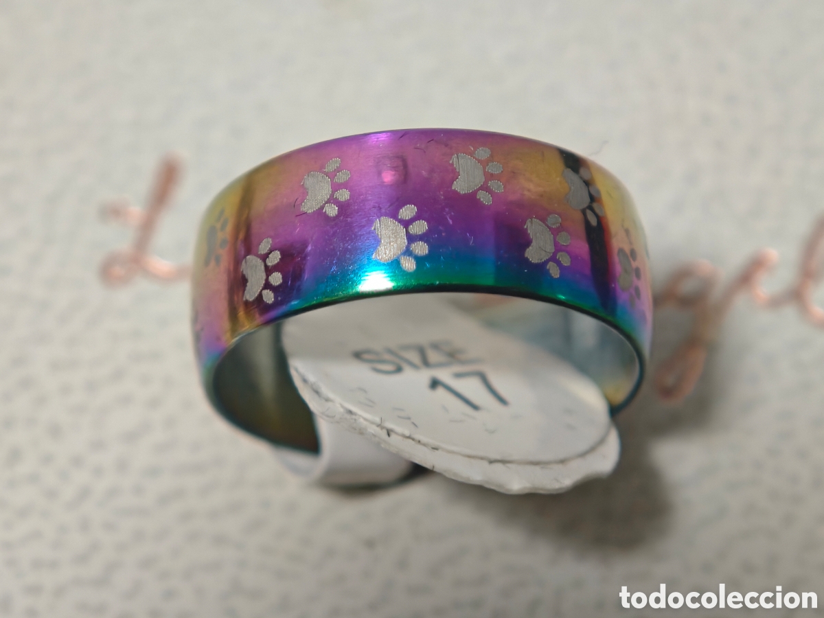 Joyeria: Anillo de acero inoxidable nuevo multicolor - Foto 2