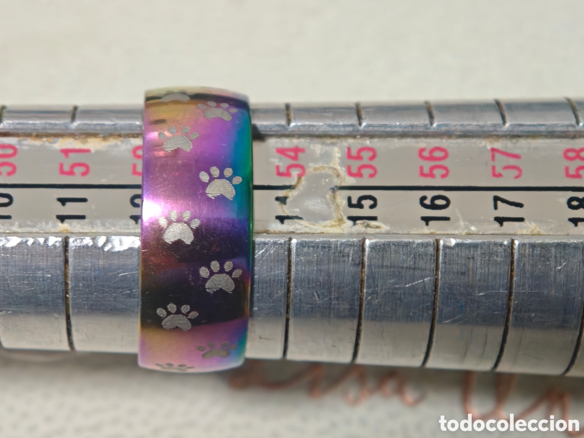 Joyeria: Anillo de acero inoxidable nuevo multicolor - Foto 4