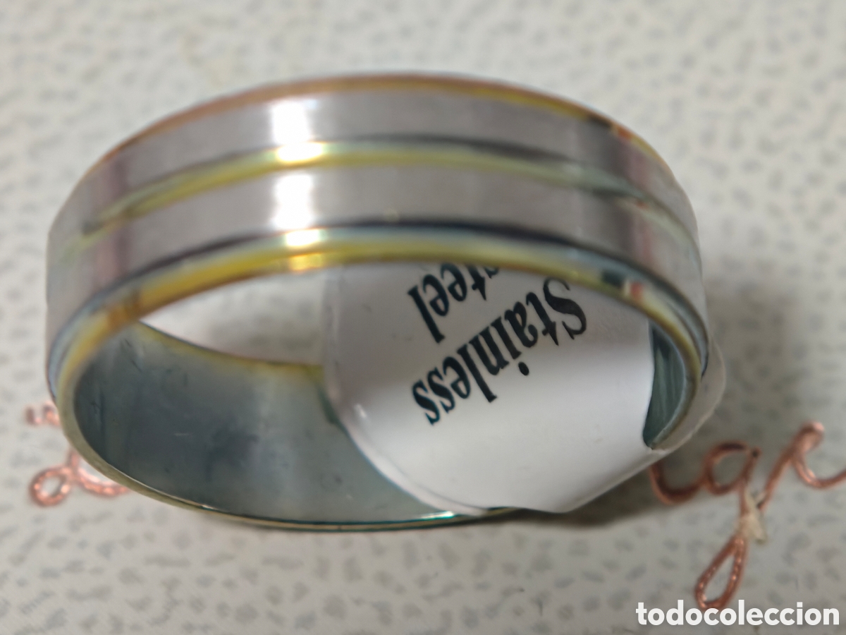 Joyeria: Anillo en acero inoxidable nuevo - Foto 4