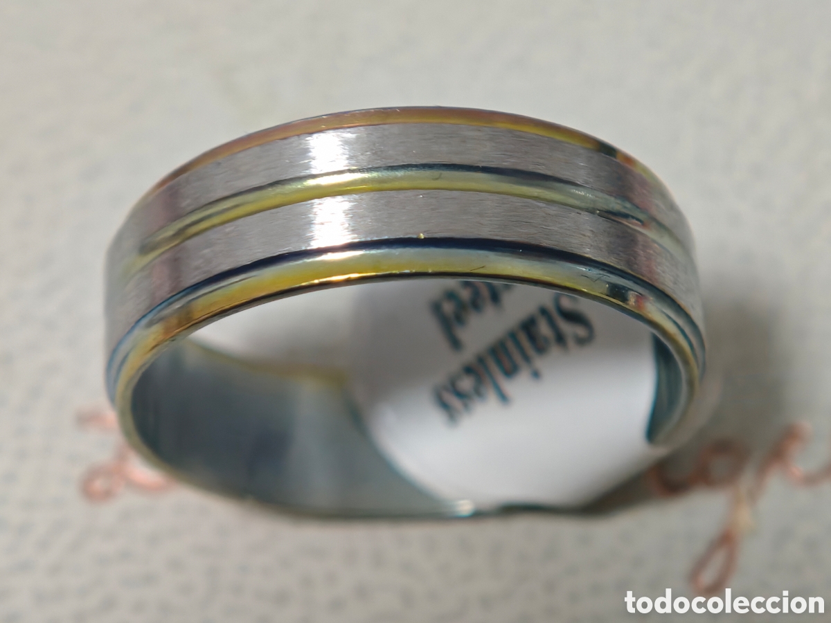 Joyeria: Anillo en acero inoxidable nuevo - Foto 1