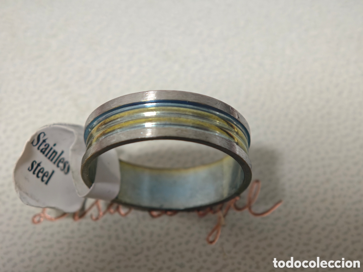 Joyeria: Anillo de acero inoxidable nuevo - Foto 2
