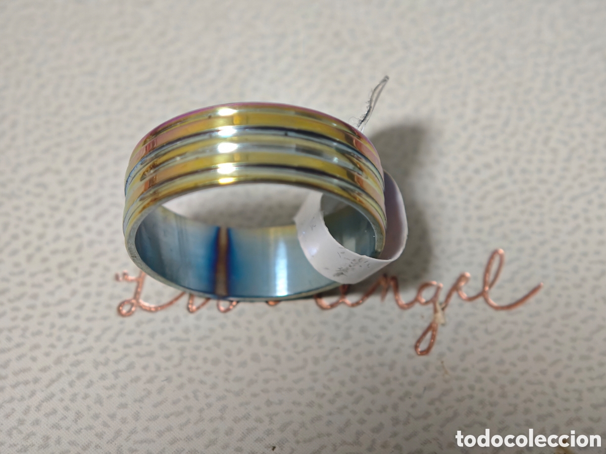 Joyeria: Anillo de acero nuevo - Foto 2