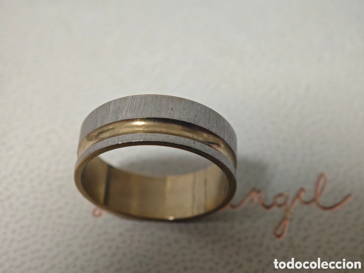 Joyeria: Anillo de acero nuevo