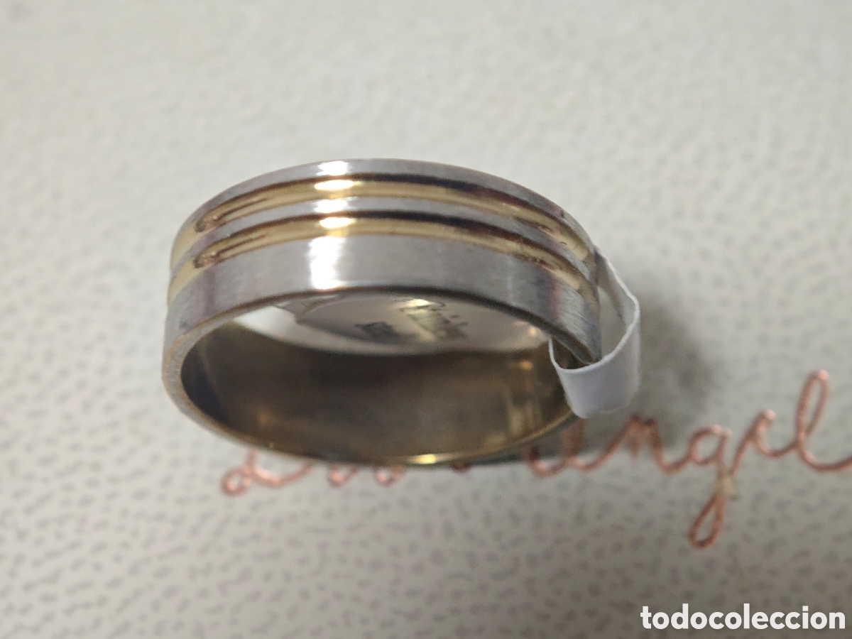 Joyeria: Anillo de acero nuevo