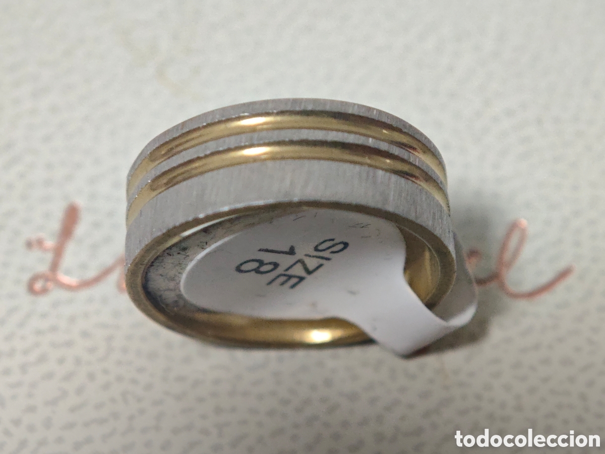Joyeria: Anillo de acero inoxidable nuevo - Foto 2