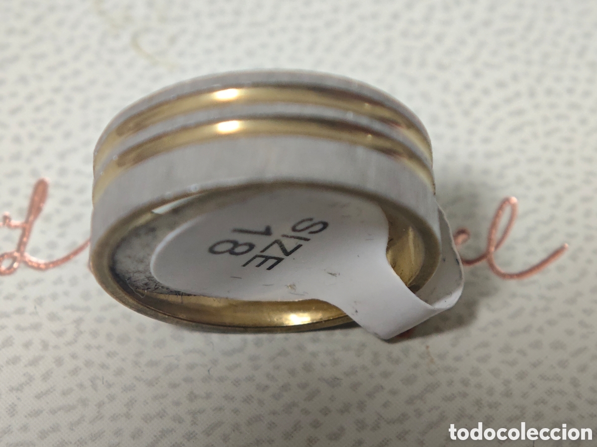 Joyeria: Anillo de acero inoxidable nuevo