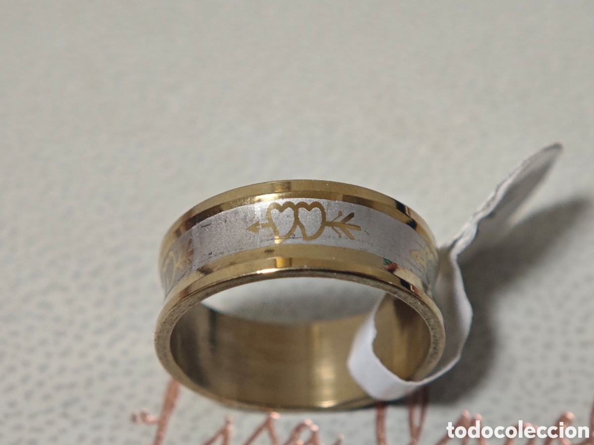 Joyeria: Bonito anillo de acero inoxidable nuevo - Foto 2
