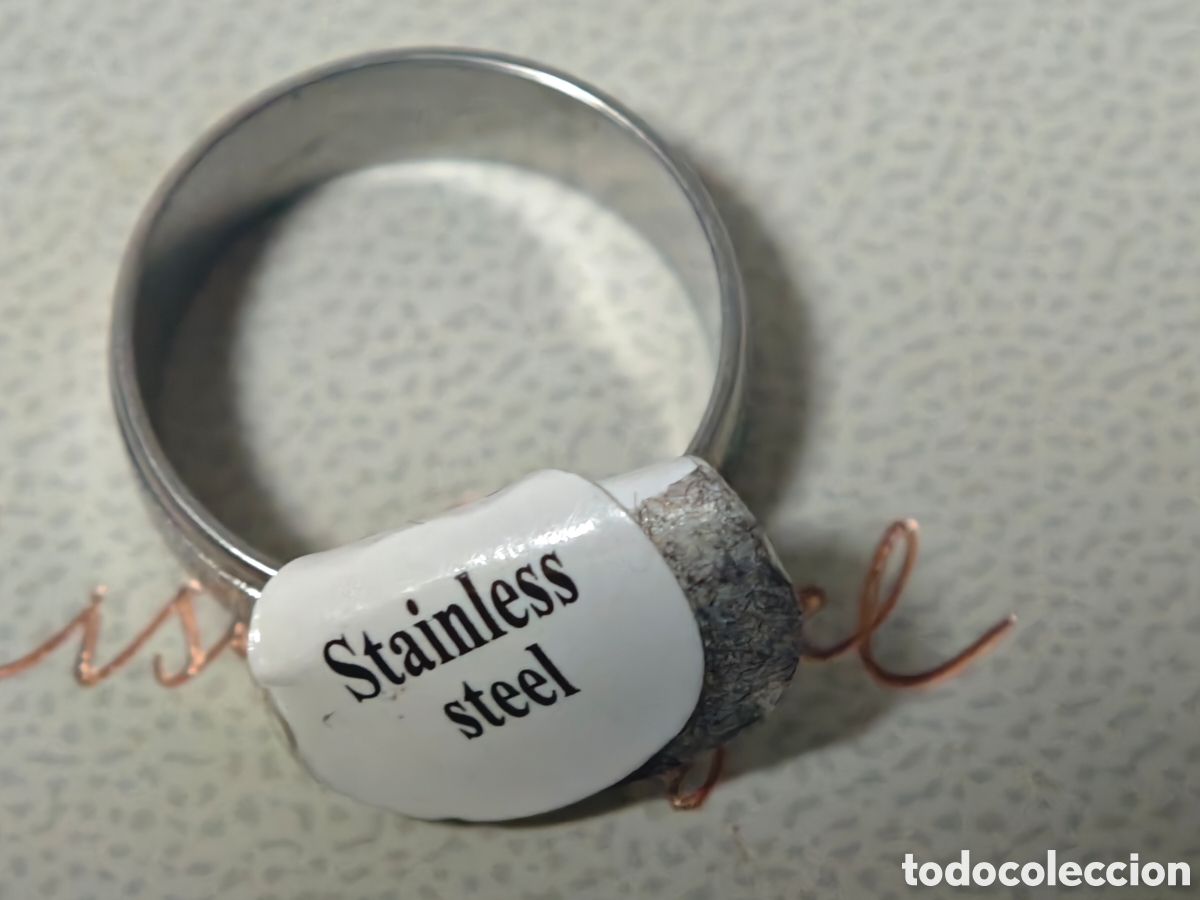 Joyeria: Anillo de acero inoxidable nuevo - Foto 3