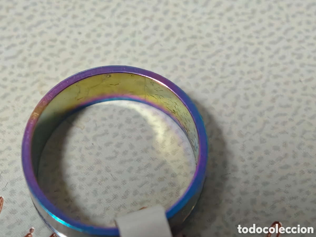 Joyeria: Anillo de acero inoxidable nuevo multicolor - Foto 3