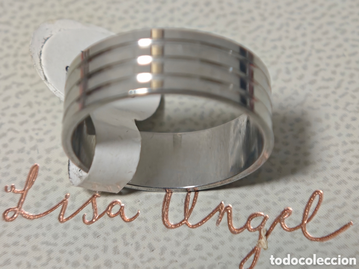 Joyeria: Bonito anillo de acero inoxidable nuevo - Foto 2