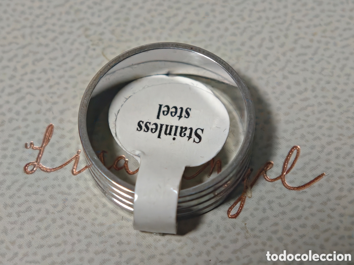 Joyeria: Bonito anillo de acero inoxidable nuevo - Foto 3