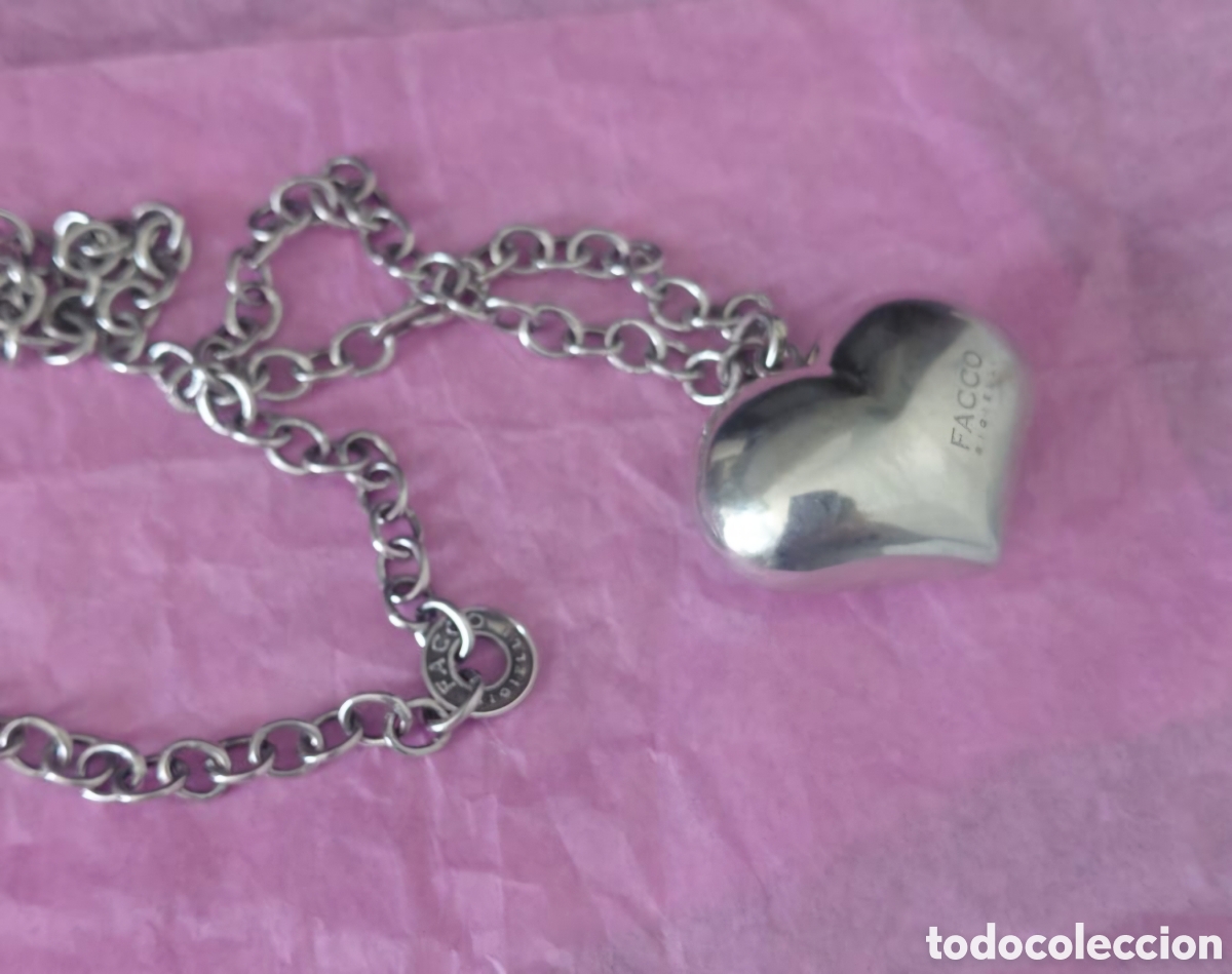 Joyeria: Colgante corazon plata de ley Ftanco Gioielli - Foto 3