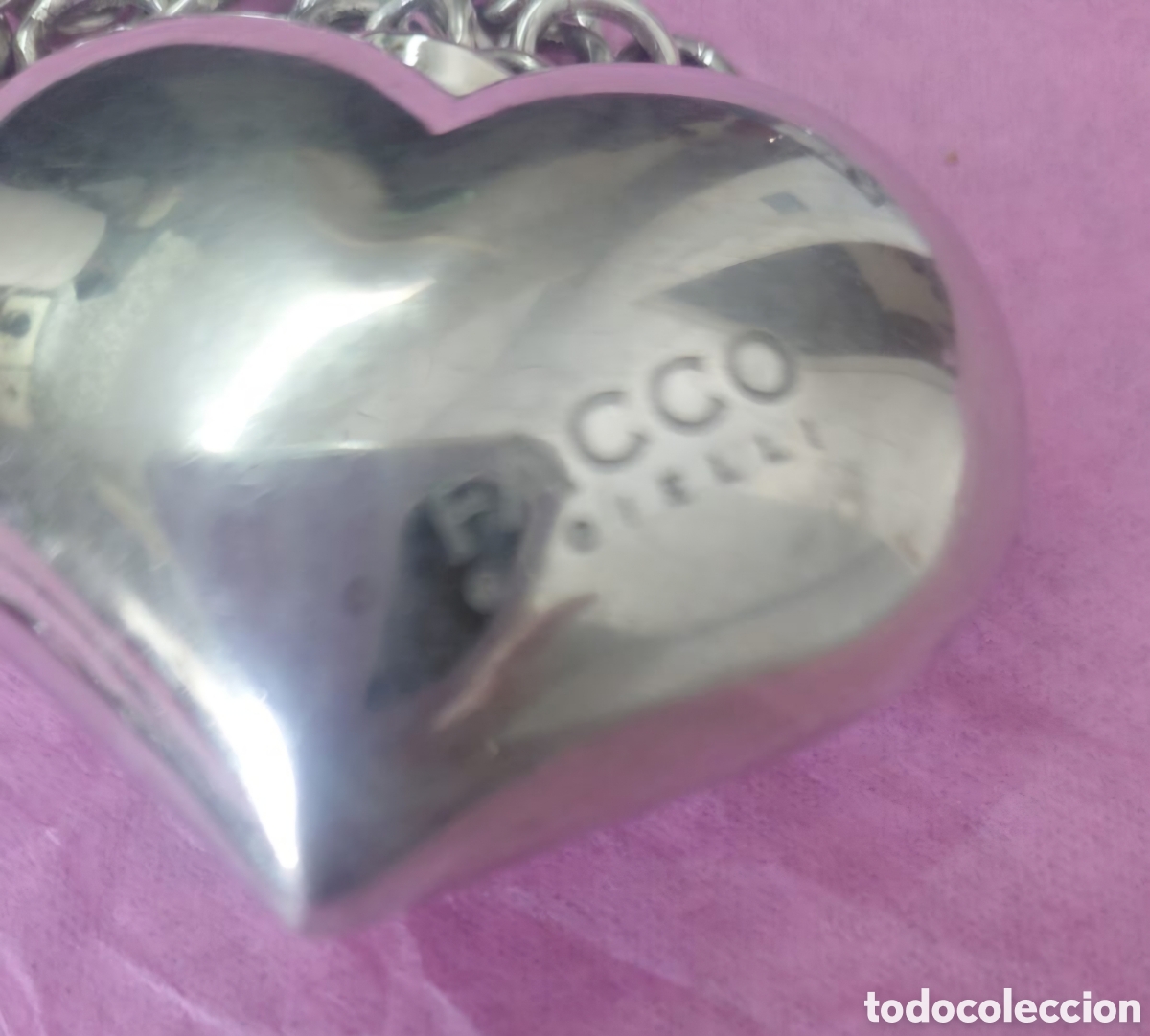 Joyeria: Colgante corazon plata de ley Ftanco Gioielli - Foto 4