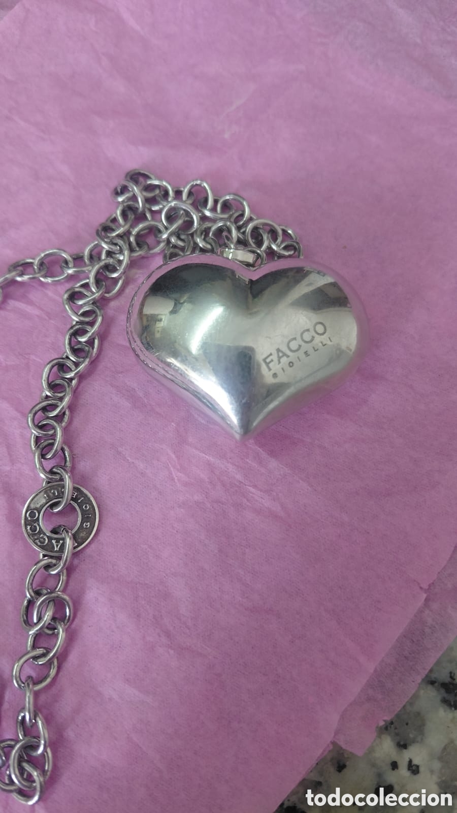Joyeria: Colgante corazon plata de ley Ftanco Gioielli - Foto 1