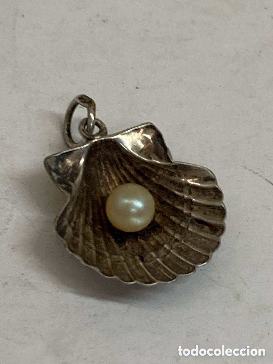 Joyeria: Colgante de plata y perla C657