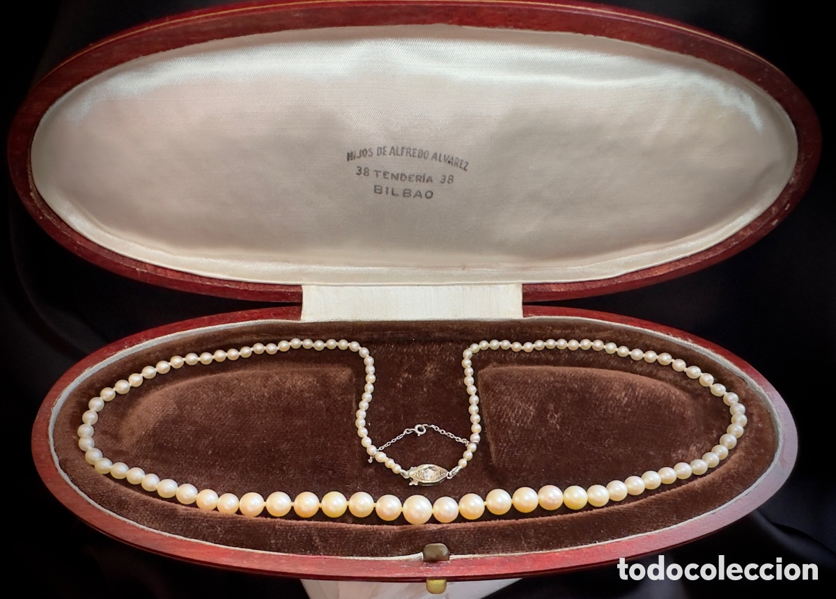 Joyeria: Collar antiguo oro y diamante - Foto 1