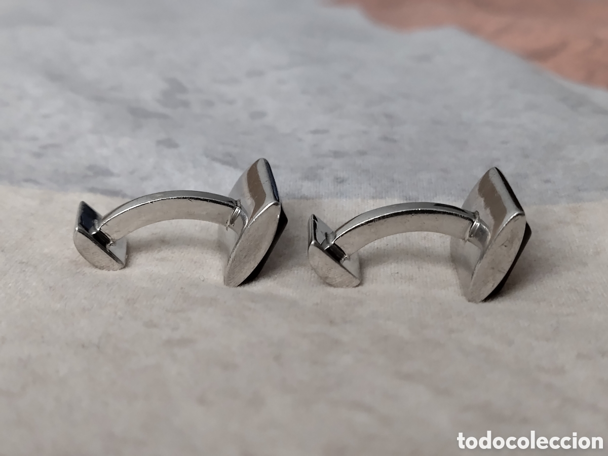 Joyeria: Gemelos PRADA plata de ley 925 con contrastes - Foto 4
