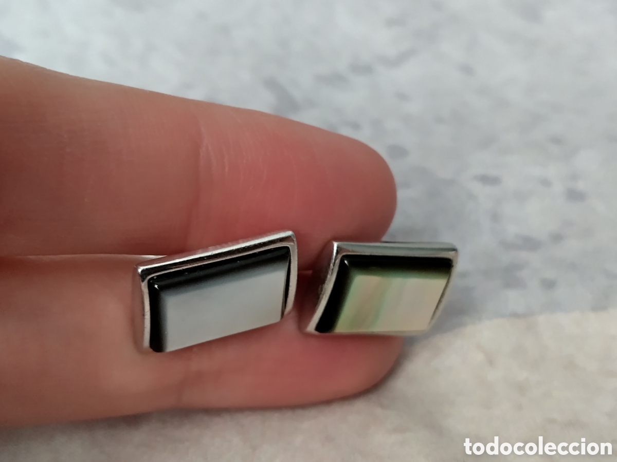 Joyeria: Gemelos PRADA plata de ley 925 con contrastes - Foto 6
