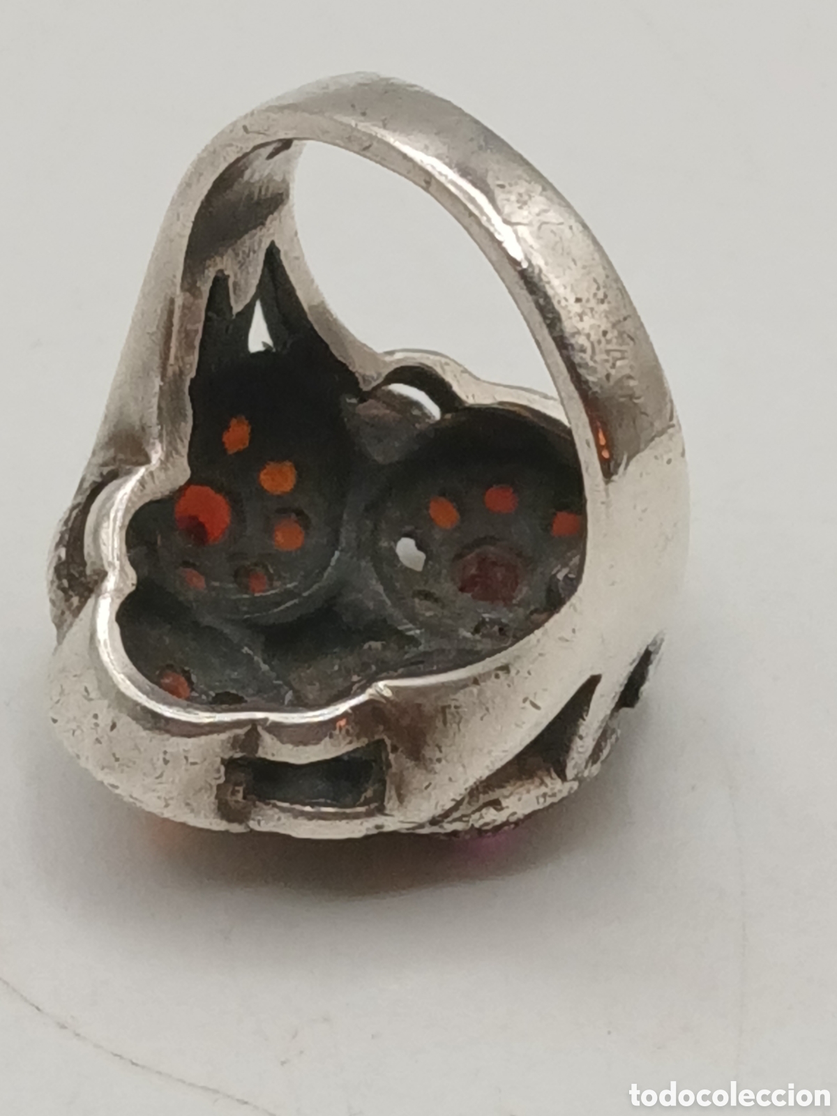 Joyeria: Anillo plata 925mls marquesitas y granates - Foto 7