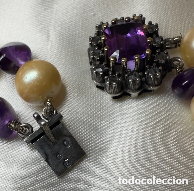 Joyeria: Collar antigua oro y diamantes - Foto 5